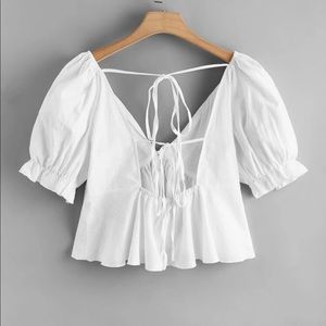 Brand new SHEIN Curve white blouse